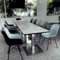 Trevista Condo - Toa Payoh| Product Seen: [Adik – Steel Chair & Customised Laminated Tabletop With ABS Edging]